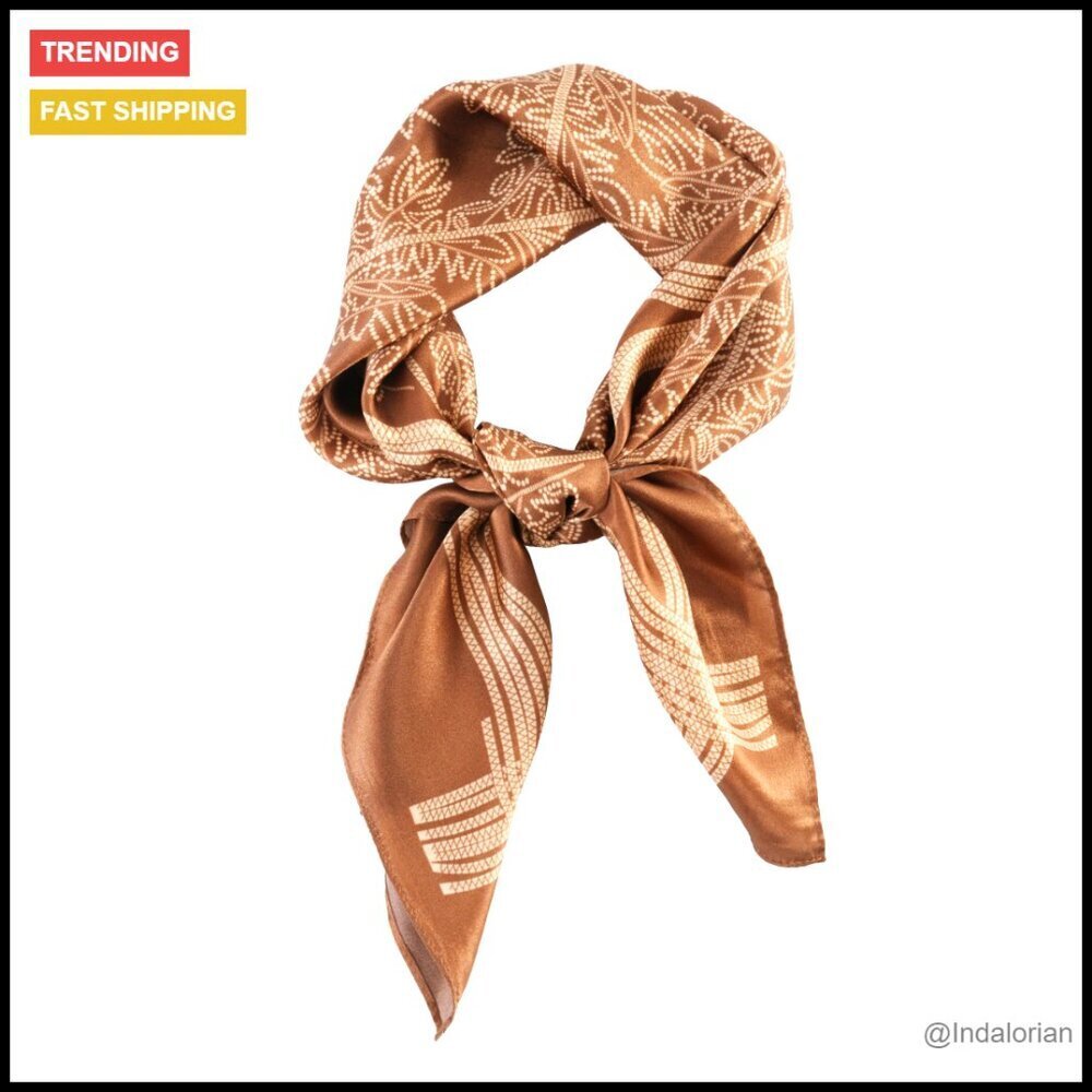 Pure Mulberry Silk Square Scarf Elegant Versatile Fashion Accessory Gift